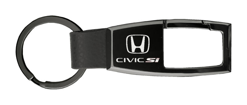 Honda Civic SI Premier Carabiner Key Fob - Black Pearl