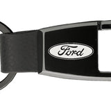 Ford Premier Carabiner Key Fob - Black Pearl