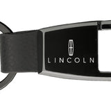 Lincoln Premier Carabiner Key Fob - Black Pearl