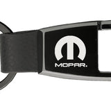 Mopar Premier Carabiner Key Fob - Black Pearl