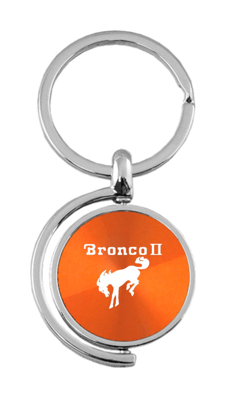 Ford Bronco II Spinner Key Fob - Orange