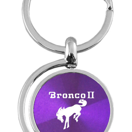 Ford Bronco II Spinner Key Fob - Purple