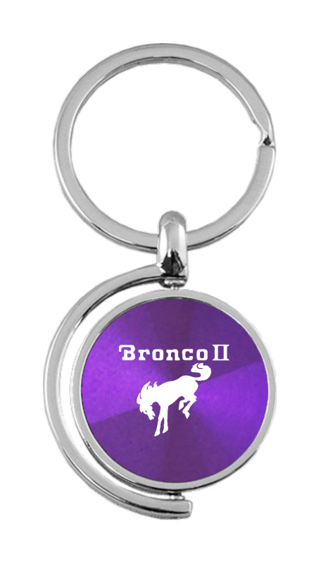 Ford Bronco II Spinner Key Fob - Purple