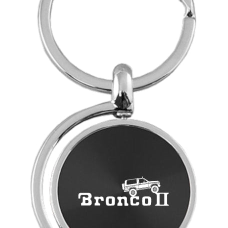 Ford Bronco II Climbing Spinner Key Fob - Black