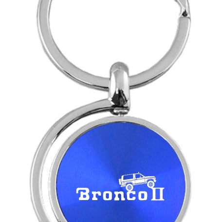 Ford Bronco II Climbing Spinner Key Fob - Blue