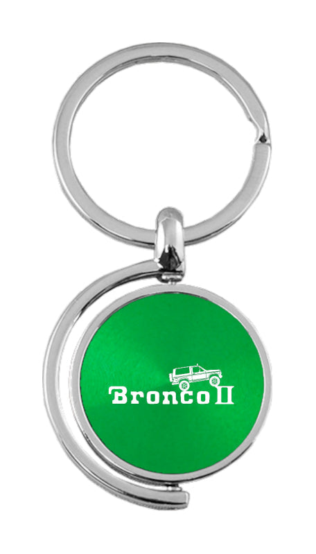 Ford Bronco II Climbing Spinner Key Fob - Green