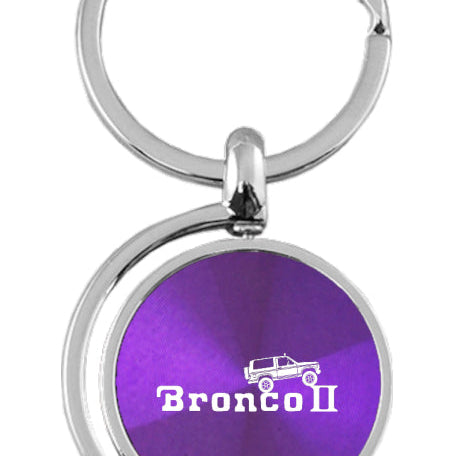 Ford Bronco II Climbing Spinner Key Fob - Purple