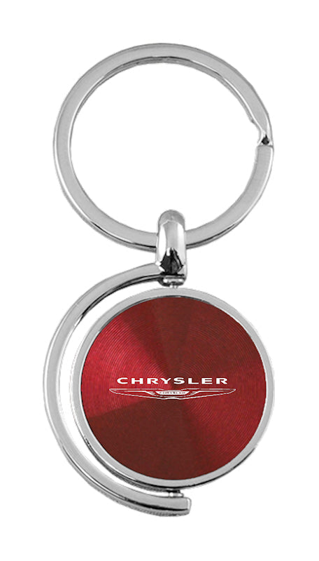 Chrysler Spinner Key Fob - Burgundy