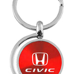 Honda Civic Spinner Key Fob - Red