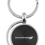 Dodge Stripe Spinner Key Fob - Black