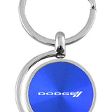 Dodge Stripe Spinner Key Fob - Blue