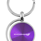 Dodge Stripe Spinner Key Fob - Purple