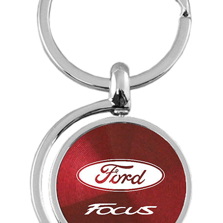 Ford Focus Spinner Key Fob - Burgundy