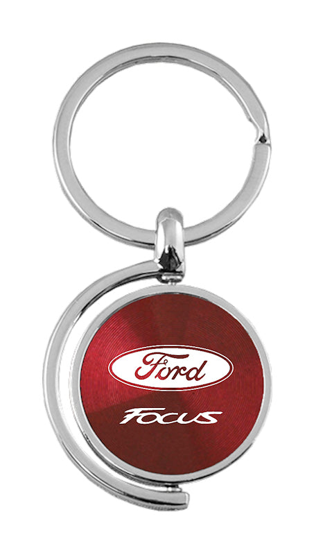 Ford Focus Spinner Key Fob - Burgundy