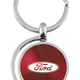 Ford Spinner Key Fob - Burgundy