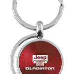 Jeep Gladiator Spinner Key Fob - Burgundy