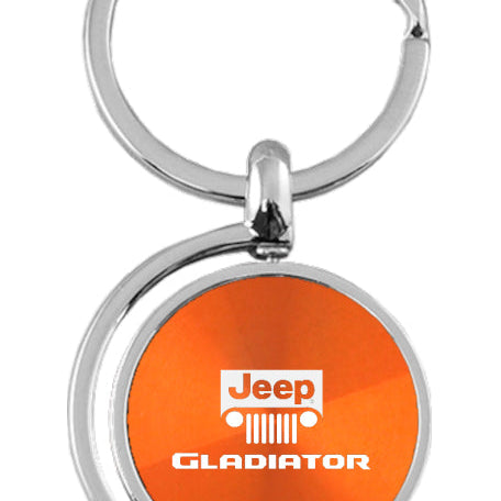 Jeep Gladiator Spinner Key Fob - Orange