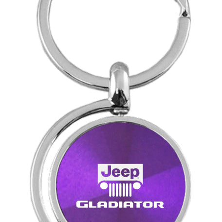 Jeep Gladiator Spinner Key Fob - Purple