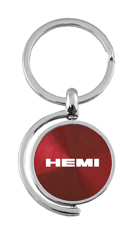 Mopar Hemi Spinner Key Fob - Burgundy