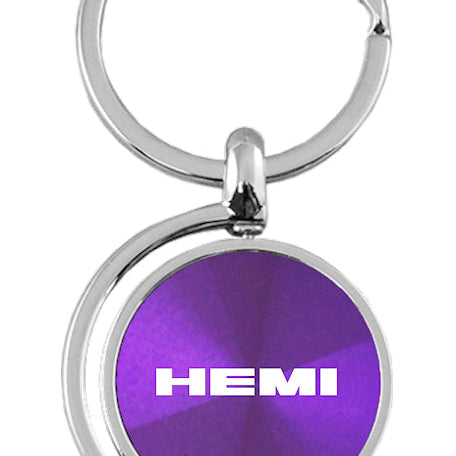 Mopar Hemi Spinner Key Fob - Purple