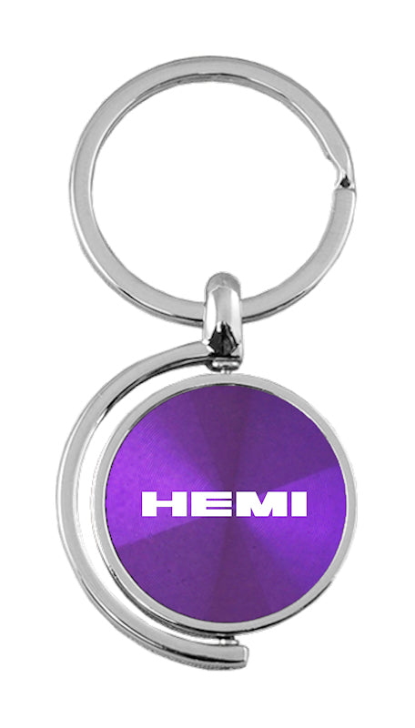 Mopar Hemi Spinner Key Fob - Purple