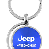 Jeep 4xe Spinner Key Fob - Blue