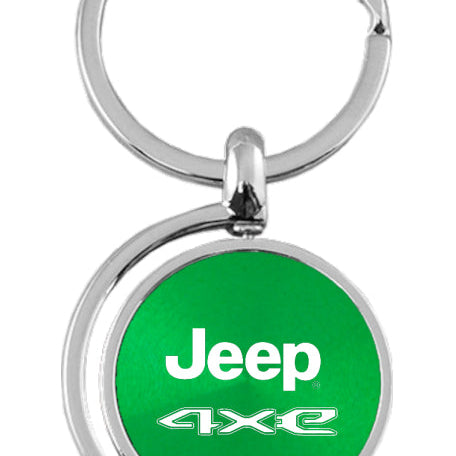 Jeep 4xe Spinner Key Fob - Green