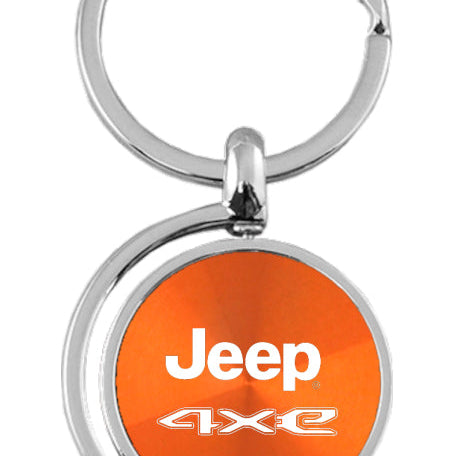 Jeep 4xe Spinner Key Fob - Orange