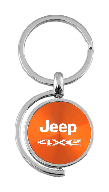 Jeep 4xe Spinner Key Fob - Orange