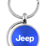 Jeep Spinner Key Fob - Blue