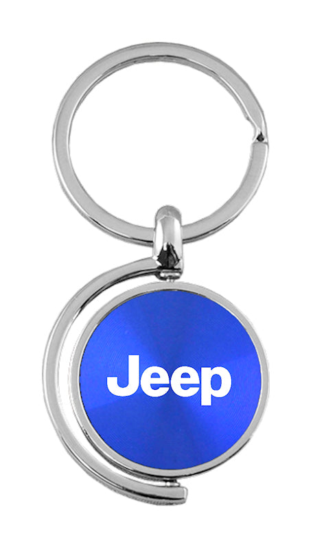 Jeep Spinner Key Fob - Blue