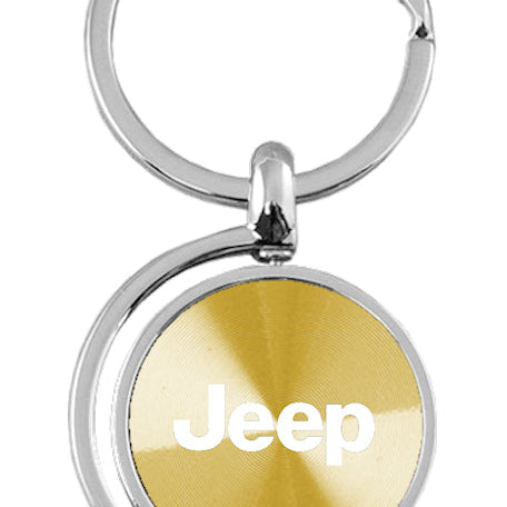 Jeep Spinner Key Fob - Gold