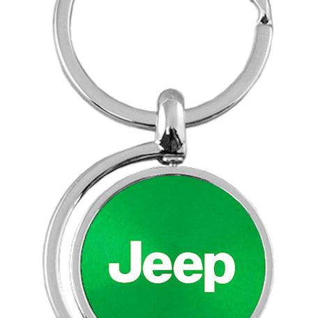 Jeep Spinner Key Fob - Green