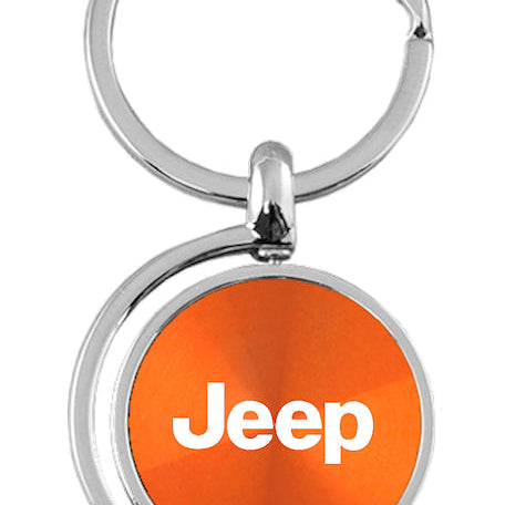 Jeep Spinner Key Fob - Orange