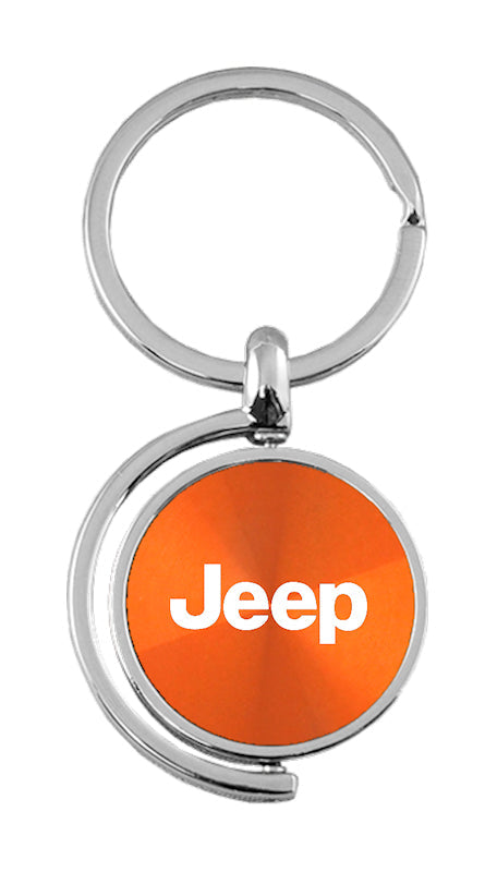 Jeep Spinner Key Fob - Orange