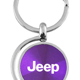 Jeep Spinner Key Fob - Purple