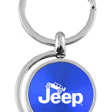 Jeep Climbing Spinner Key Fob - Blue