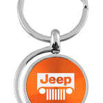 Jeep Grill Spinner Key Fob - Orange