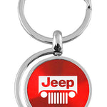 Jeep Grill Spinner Key Fob - Red