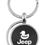 Jeep Duck Spinner Key Fob - Black