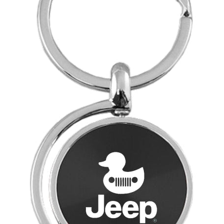 Jeep Duck Spinner Key Fob - Black