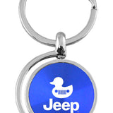 Jeep Duck Spinner Key Fob - Blue