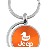 Jeep Duck Spinner Key Fob - Orange