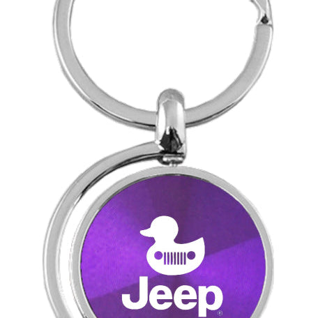 Jeep Duck Spinner Key Fob - Purple