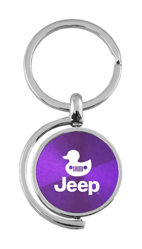 Jeep Duck Spinner Key Fob - Purple