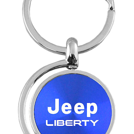 Jeep Liberty Spinner Key Fob - Blue