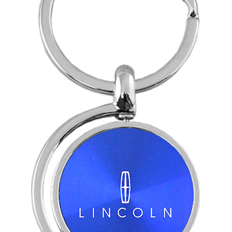 Lincoln Spinner Key Fob - Blue