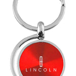 Lincoln Spinner Key Fob - Red