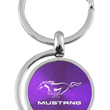 Mustang Spinner Key Fob - Purple