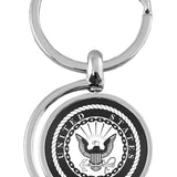 Military U.S. Navy Spinner Key Fob - Black